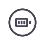 Circle Baterry SVG Icon